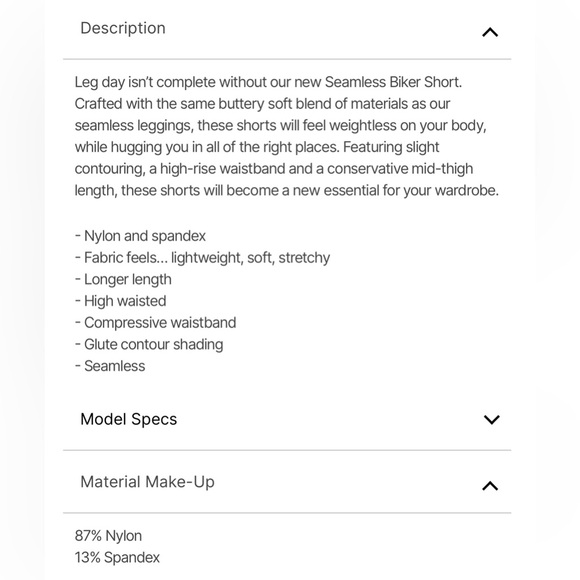 NVGTN seamless biker shorts size S - Picture 4 of 8